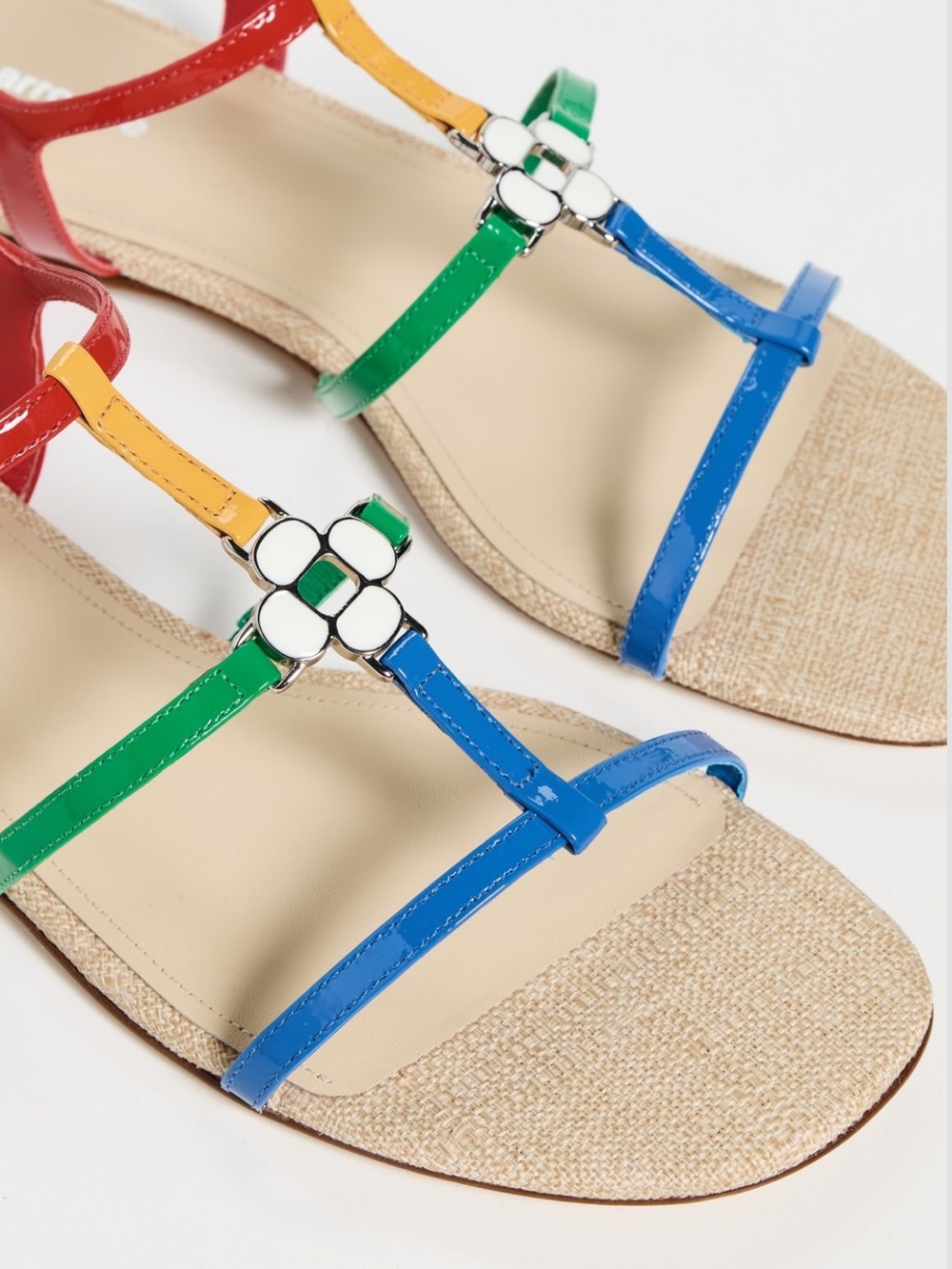 New in Box Larroude Hana Flats in Azure, Size 8 - Picture 7 of 9